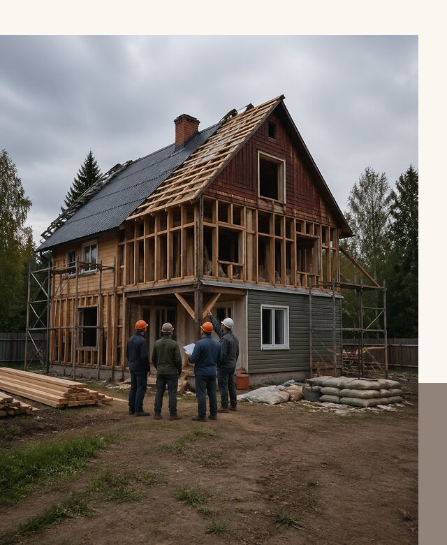 Реконструкция дачного дома в Каменске-Шахтинском под ключ с проектом